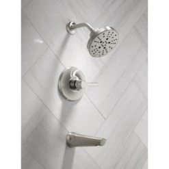 Delta Galeon Monitor 14 Series Single Function Pressure Balanced Tub and Shower - Less Rough-In Valve -Delta Sales Store T14472 SS PR