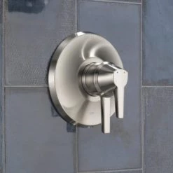 Delta Galeon Monitor 17 Series Dual Function Pressure Balanced Valve Trim Only with Integrated Volume Control - Less Rough-In Valve -Delta Sales Store T17072 SS PR