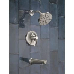 Delta Galeon Monitor 17 Series Dual Function Pressure Balanced Valve Trim Only with Integrated Volume Control - Less Rough-In Valve -Delta Sales Store T17472 SS PR