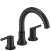 Delta Trinsic Deck Mounted Roman Tub Filler Trim with Metal Lever Handles -Delta Sales Store T2759 BL