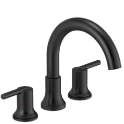 Delta Trinsic Deck Mounted Roman Tub Filler Trim with Metal Lever Handles