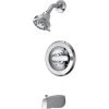 Delta Classic Monitor 13 Series Single Function Pressure Balanced Tub and Shower with Included Rough-In Valve - Limited Lifetime Warranty -Delta Sales Store delta 134900 a 7213556