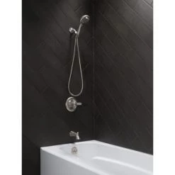 Delta Lahara Integrated Diverter Tub Spout -Delta Sales Store delta rp51303 installed tub and shower trim in brilliance stainless 1336