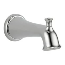 Delta Linden Wall Mounted Tub Spout - Pull-Up Diverter- Slip On