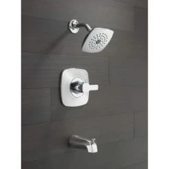 Delta Modern Shower Only Trim Package with 1.75 GPM Single Function Shower Head -Delta Sales Store delta t144339 pp alternate image 82