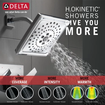 Delta Trillian Monitor 14 Series Single Function Pressure Balanced Tub and Shower - Less Rough-In Valve 8 Delta Trillian Monitor 14 Series Single Function Pressure Balanced Tub and Shower - Less Rough-In Valve - Image 6