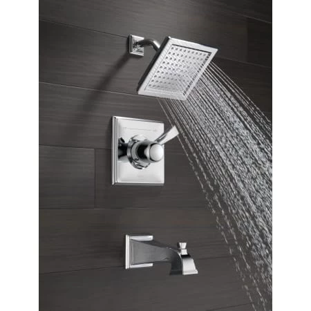 Delta Dryden Monitor 14 Series Single Function 1.75 GPM Pressure Balanced Tub and Shower - Less Rough-In Valve 8 Delta Dryden Monitor 14 Series Single Function 1.75 GPM Pressure Balanced Tub and Shower - Less Rough-In Valve - Image 6