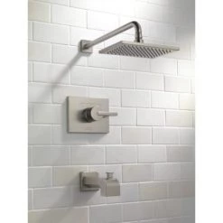 Delta Vero Monitor 14 Series Single Function 1.75 GPM Pressure Balanced Tub and Shower - Less Rough-In Valve -Delta Sales Store delta t14453 we shower view 6