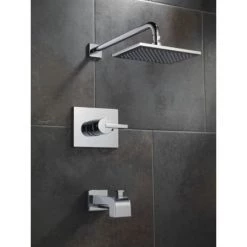 Delta Vero Monitor 14 Series Single Function 1.75 GPM Pressure Balanced Tub and Shower - Less Rough-In Valve -Delta Sales Store delta t14453 we shower view 7