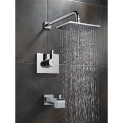 Delta Vero Monitor 14 Series Single Function 1.75 GPM Pressure Balanced Tub and Shower - Less Rough-In Valve -Delta Sales Store delta t14453 we water view 17