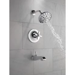 Delta Dorval Monitor 14 Series Single Function Pressure Balanced Tub and Shower - Less Handle and Rough-In Valve -Delta Sales Store delta t14456 lhp alternate 54