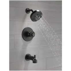 Delta Trinsic Tub and Shower Trim Package with 1.75 Single Function Shower Head and H2Okinetic Technology 11 Delta Trinsic Tub and Shower Trim Package with 1.75 Single Function Shower Head and H2Okinetic Technology -Delta Sales Store delta t14458 alternate image 134