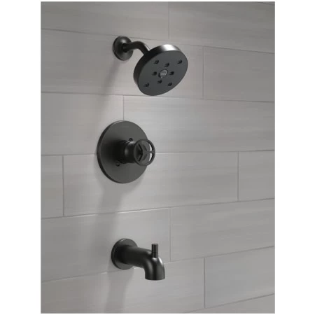 Delta Trinsic Tub and Shower Trim Package with 1.75 Single Function Shower Head and H2Okinetic Technology 7 Delta Trinsic Tub and Shower Trim Package with 1.75 Single Function Shower Head and H2Okinetic Technology - Image 5