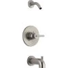 Delta Trinsic Monitor 14 Series Single Function Pressure Balanced Tub and Shower - Less Shower Head and Rough-In Valve 1 Delta Trinsic Monitor 14 Series Single Function Pressure Balanced Tub and Shower - Less Shower Head and Rough-In Valve -Delta Sales Store delta t14459 sslhd 223