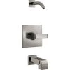 Delta Ara Monitor 14 Series Single Function Pressure Balanced Tub and Shower - Less Shower Head and Rough-In Valve