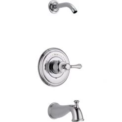 Delta Cassidy Monitor 14 Series Single Function Pressure Balanced Tub and Shower Less Shower Head, Handle and Rough-In Valve - Limited Lifetime Warranty 12 Delta Cassidy Monitor 14 Series Single Function Pressure Balanced Tub and Shower Less Shower Head, Handle and Rough-In Valve - Limited Lifetime Warranty -Delta Sales Store delta t14497 lhp lhd tub and shower trim in chrome less shower head 1664