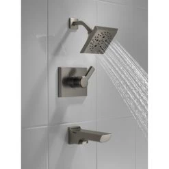 Delta Pivotal Tub and Shower Trim Package with 1.75 GPM Multi Function Shower Head -Delta Sales Store delta t14499 alternate view 101