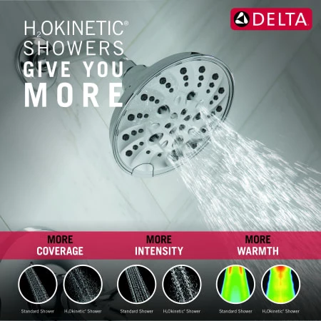 Delta Kayra Monitor 17 Series Dual Function Pressure Balanced Valve Tub and Shower with Integrated Volume Control - Less Rough-In Valve 3 Delta Kayra Monitor 17 Series Dual Function Pressure Balanced Valve Tub and Shower with Integrated Volume Control - Less Rough-In Valve - Image 2