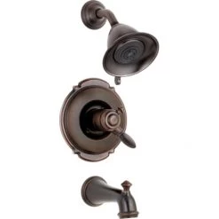 Delta Victorian Monitor 17 Series Dual Function Pressure Balanced Tub and Shower with Integrated Volume Control - Less Rough-In Valve