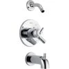 Delta Trinsic Monitor 17 Series Dual Function Pressure Balanced Tub and Shower with Integrated Volume Control - Less Shower Head and Rough-In Valve -Delta Sales Store delta t17459 lhd 25