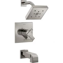 Delta Ara Monitor 17 Series Dual Function Pressure Balanced Tub and Shower with Integrated Volume Control - Less Rough-In Valve
