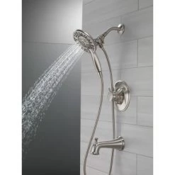 Delta Linden Monitor 17 Series Dual Function Pressure Balanced Tub and Shower with In2ition and Integrated Volume Control - Less Rough-In Valve -Delta Sales Store delta t17493 i alternate view 30