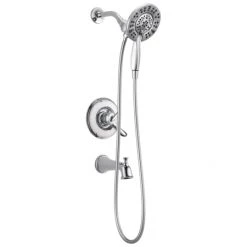Delta Linden Monitor 17 Series Dual Function Pressure Balanced Tub and Shower with In2ition and Integrated Volume Control - Less Rough-In Valve