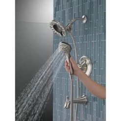 Delta Linden Monitor 17 Series Dual Function Pressure Balanced Tub and Shower with In2ition and Integrated Volume Control - Less Rough-In Valve -Delta Sales Store delta t17494 i alternate view 34