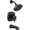 Delta Stryke Tempassure 17T Series Dual Function Thermostatic Tub and Shower with Integrated Volume Control - Less Rough-In Valve -Delta Sales Store delta t17t476 bl 7213556