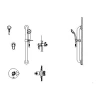 Delta Commercial Thermostatic Shower Trim with Handshower, Hose, Integrated Volume Control, and Diverter - Less Rough-In Valve -Delta Sales Store delta t17th305 20 53