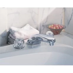 Delta Classic Deck Mounted Roman Tub Filler Trim -Delta Sales Store delta t2710 application shot 83
