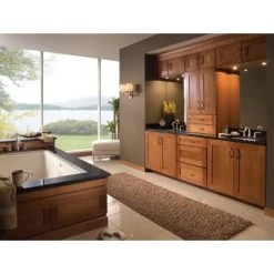 Delta Lahara Deck Mounted Roman Tub Filler Trim -Delta Sales Store delta t2738 overall room view in brilliance stainless 1629