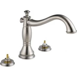Delta Cassidy Deck Mounted Roman Tub Filler Trim - Handles and Rough-In Valve Sold Separately