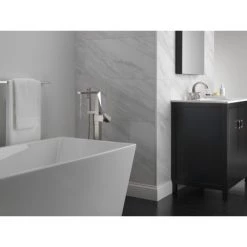Delta Trillian Floor Mounted Tub Filler with Integrated Diverter and Hand Shower - Less Rough In -Delta Sales Store delta t4743 fl alternate view 178