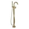 Delta Floor Mounted Tub Filler with Hand Shower and Hose - Rough-in Valve Included -Delta Sales Store delta t4759 czfl r4700 fl 2