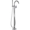 Delta Trinsic Floor Mounted Tub Filler with Integrated Diverter and Hand Shower - Less Rough In 2 Delta Trinsic Floor Mounted Tub Filler with Integrated Diverter and Hand Shower - Less Rough In -Delta Sales Store delta t4759 fl 413