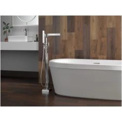 Delta Zura Floor Mounted Tub Filler with Integrated Diverter and Hand Shower - Less Rough In -Delta Sales Store delta t4774 fl alternate image 98