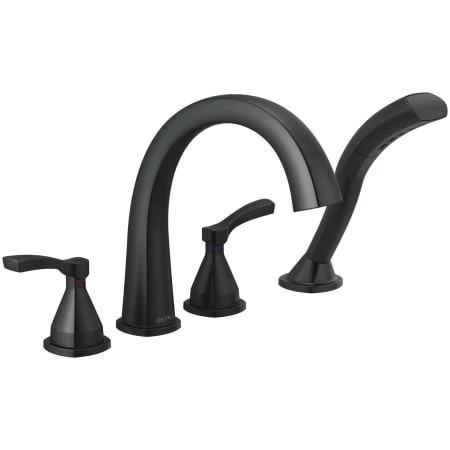 Delta Stryke Deck Mounted Roman Tub Filler with Built-In Diverter - Includes Hand Shower 3 Delta Stryke Deck Mounted Roman Tub Filler with Built-In Diverter - Includes Hand Shower