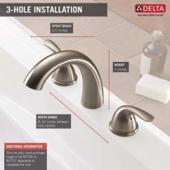 Delta Classic Deck Mounted Roman Tub Filler Trim -Delta Sales Store delta t5722 alternate image 162