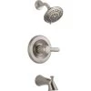 Delta Lahara Monitor 14 Series Tub and Shower Trim Package with 1.75 GPM Multi Function Shower Head